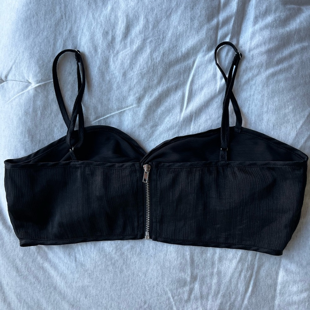 Forever 21 S Satin Twist Top - Picture 5 of 8